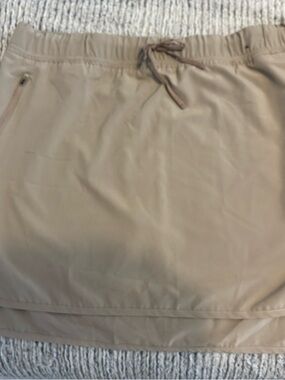 ZeroXposur Neutral Beige Activewear Skort XXL